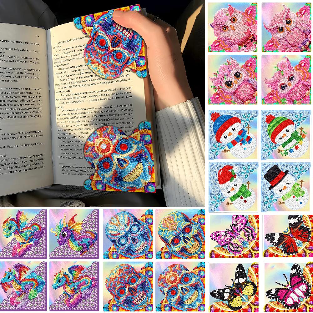 Diamond Painting Bookmark Crafting Kit, DIY Color Design 16-18 Birds,  Lovely Designs 