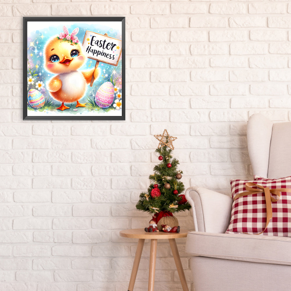 Easter Chick - Full Round Drill Diamond Painting 30*30CM