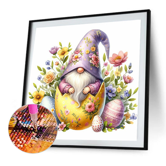 Easter Gnome - Full Round Drill Diamond Painting 35*35CM