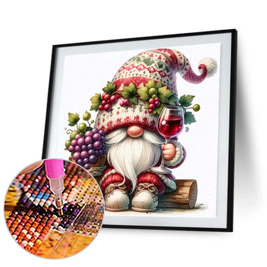 Fruit And Vegetable Gnomes - Full Round Drill Diamond Painting 30*30CM
