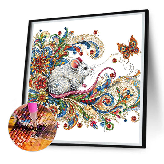 Exquisite Mouse - Special Shaped Drill Diamond Painting 30*30CM