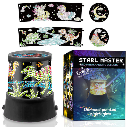 Diamond Painting Light Dinosaur Diamond Painting Atmosphere Light for Adult Kids