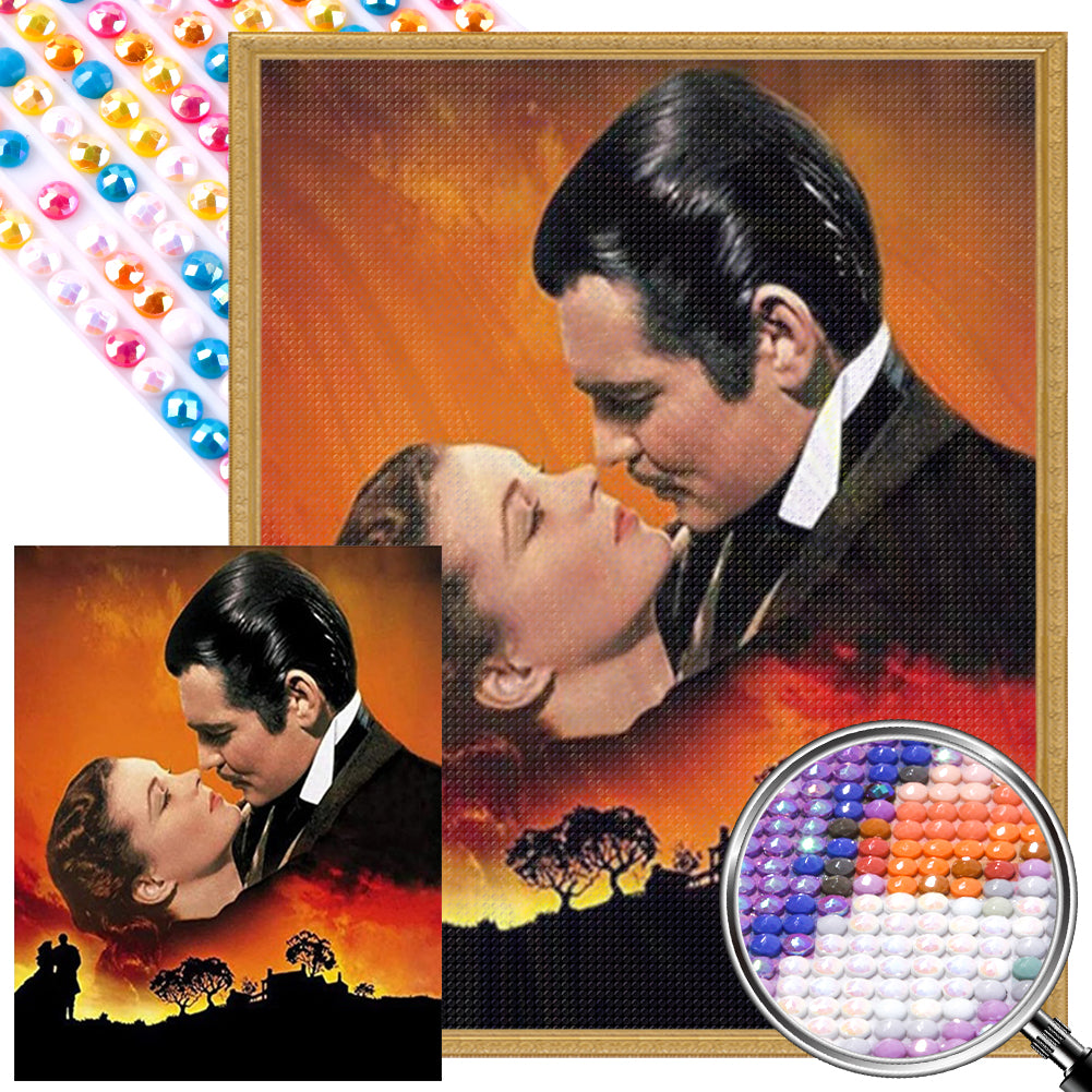 Gone With The Wind - Full AB Round Drill Diamond Painting 40*50CM