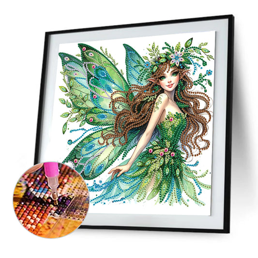 Elf Fairy - Special Shaped Drill Diamond Painting 30*30CM