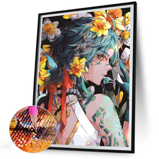 Original God: Xiao - Full Round Drill Diamond Painting 30*40CM