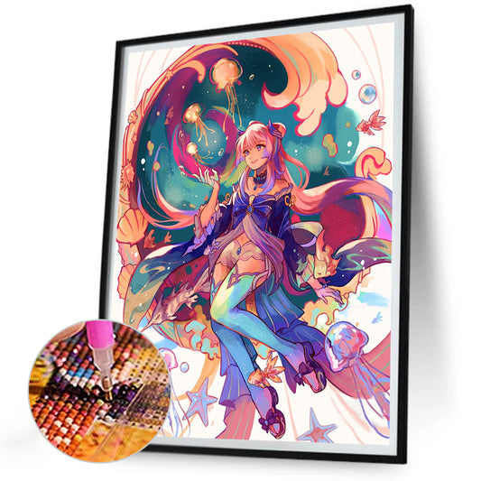 Genshin Impact Lisa - Full Round Drill Diamond Painting 30*40CM