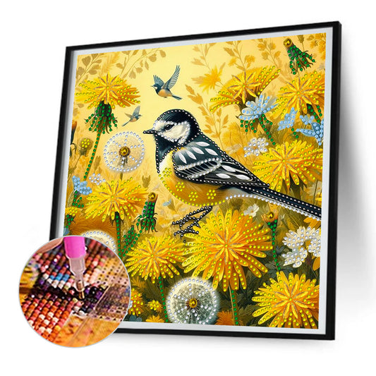 Birdsong And Flowers - Special Shaped Drill Diamond Painting 30*30CM