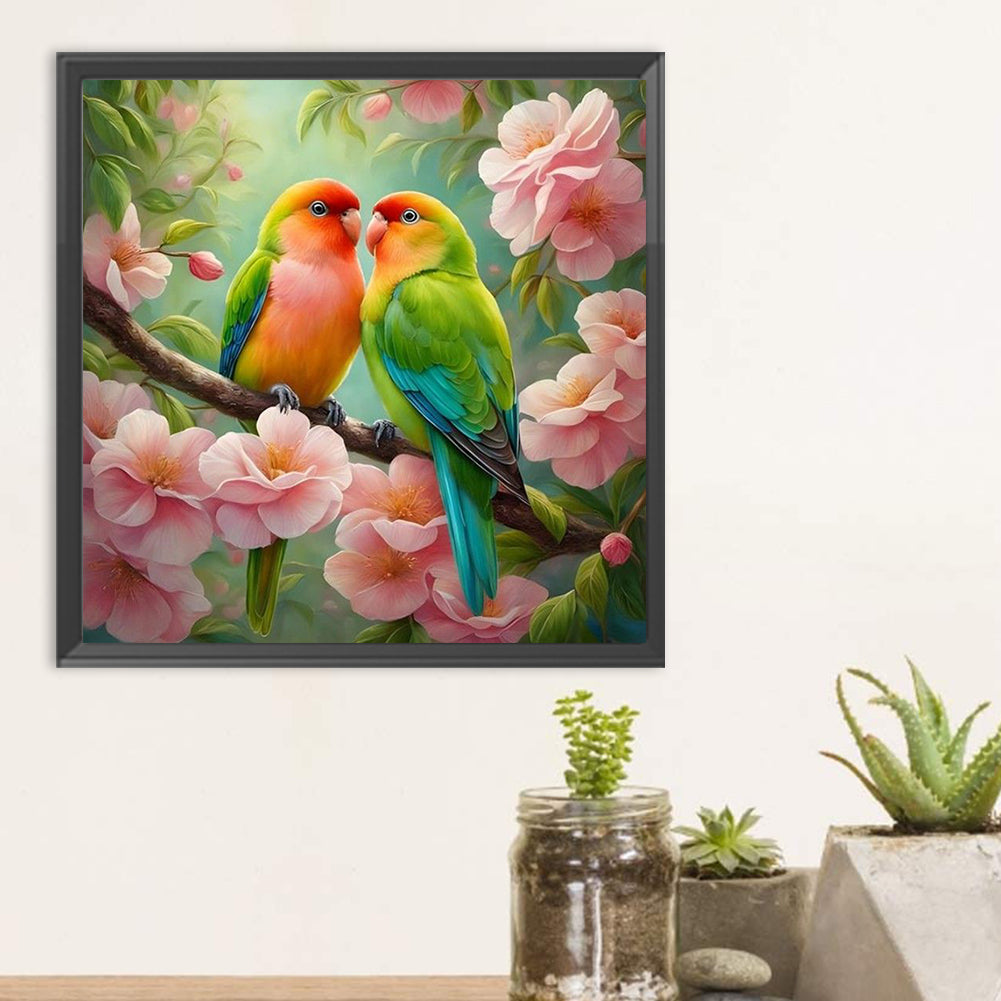 Parrot - Full Round Drill Diamond Painting 30*30CM