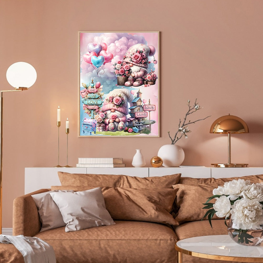 Flower Goblin - Full Round Drill Diamond Painting 30*40CM