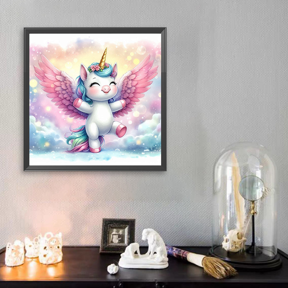Unicorn - Full Square Drill Diamond Painting 30*30CM
