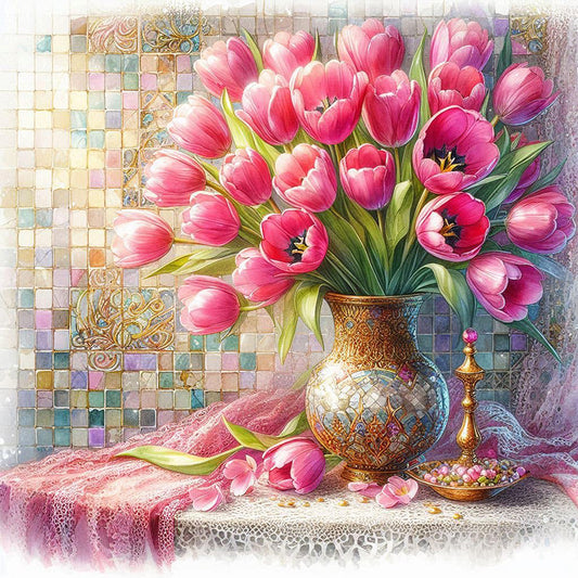 Tulip - Full Square Drill Diamond Painting 40*40CM