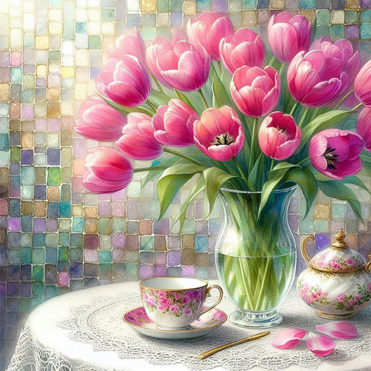 Tulip - Full Square Drill Diamond Painting 40*40CM