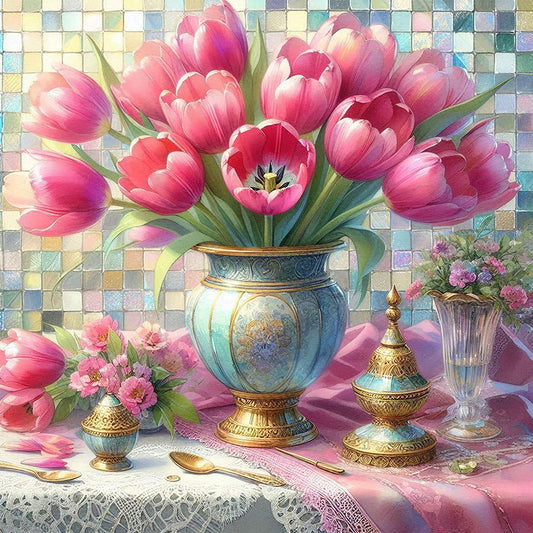 Tulip - Full Square Drill Diamond Painting 40*40CM
