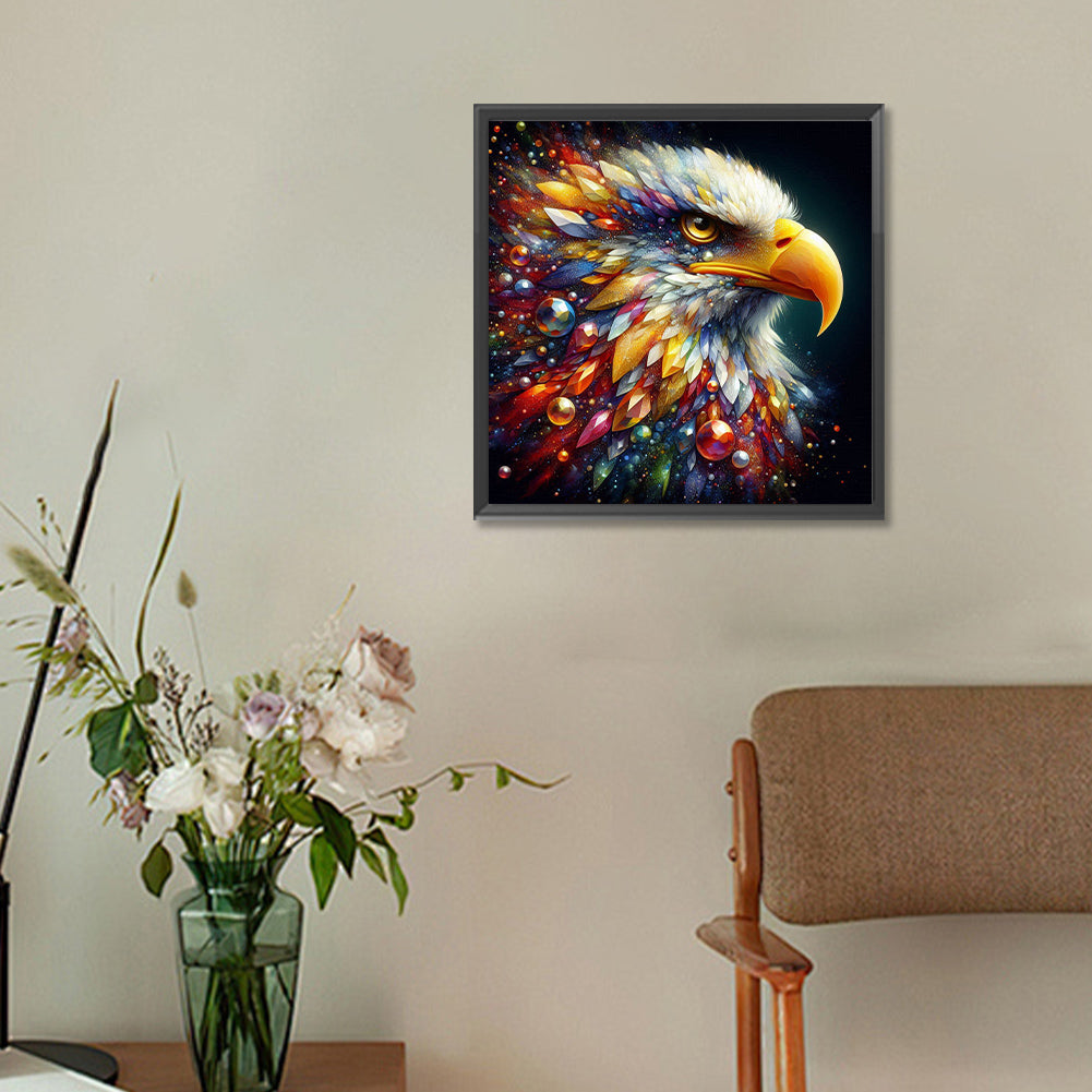 Jewel Eagle - Full Round Drill Diamond Painting 30*30CM