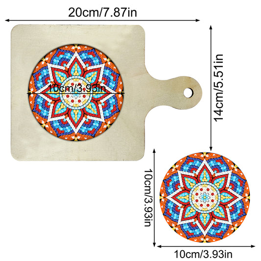 Mandala Diamond Painting Art Place Mats DIY Diamond Dot Kits for Beginners