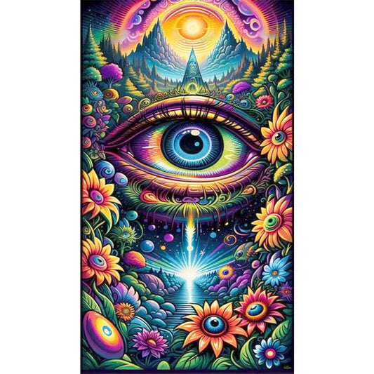 Nature'S Eye - Full AB Round Drill Diamond Painting 40*70CM