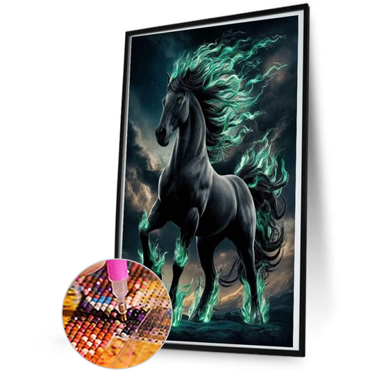 Horse - Full Round Drill Diamond Painting 35*50CM