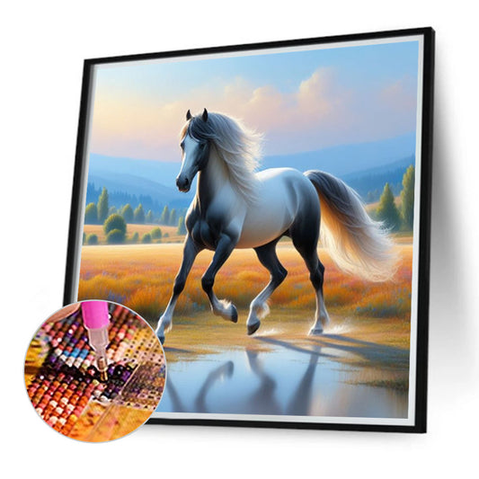 Horse - Full Round Drill Diamond Painting 40*40CM