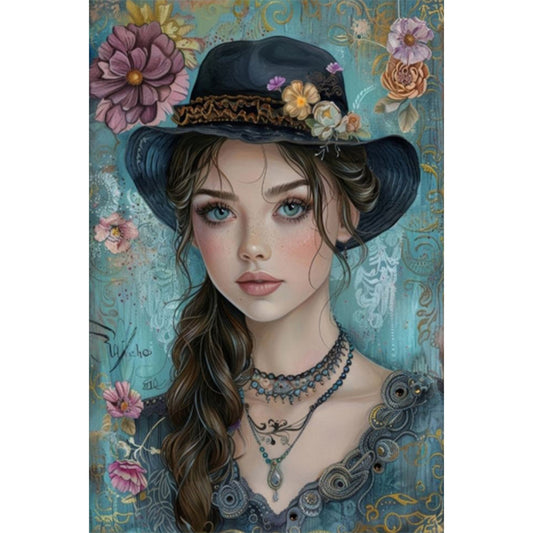 Classic Beauty - Full AB Round Drill Diamond Painting 40*60CM