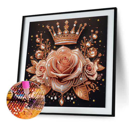 Dream Rose - Special Shaped Drill Diamond Painting 30*30CM