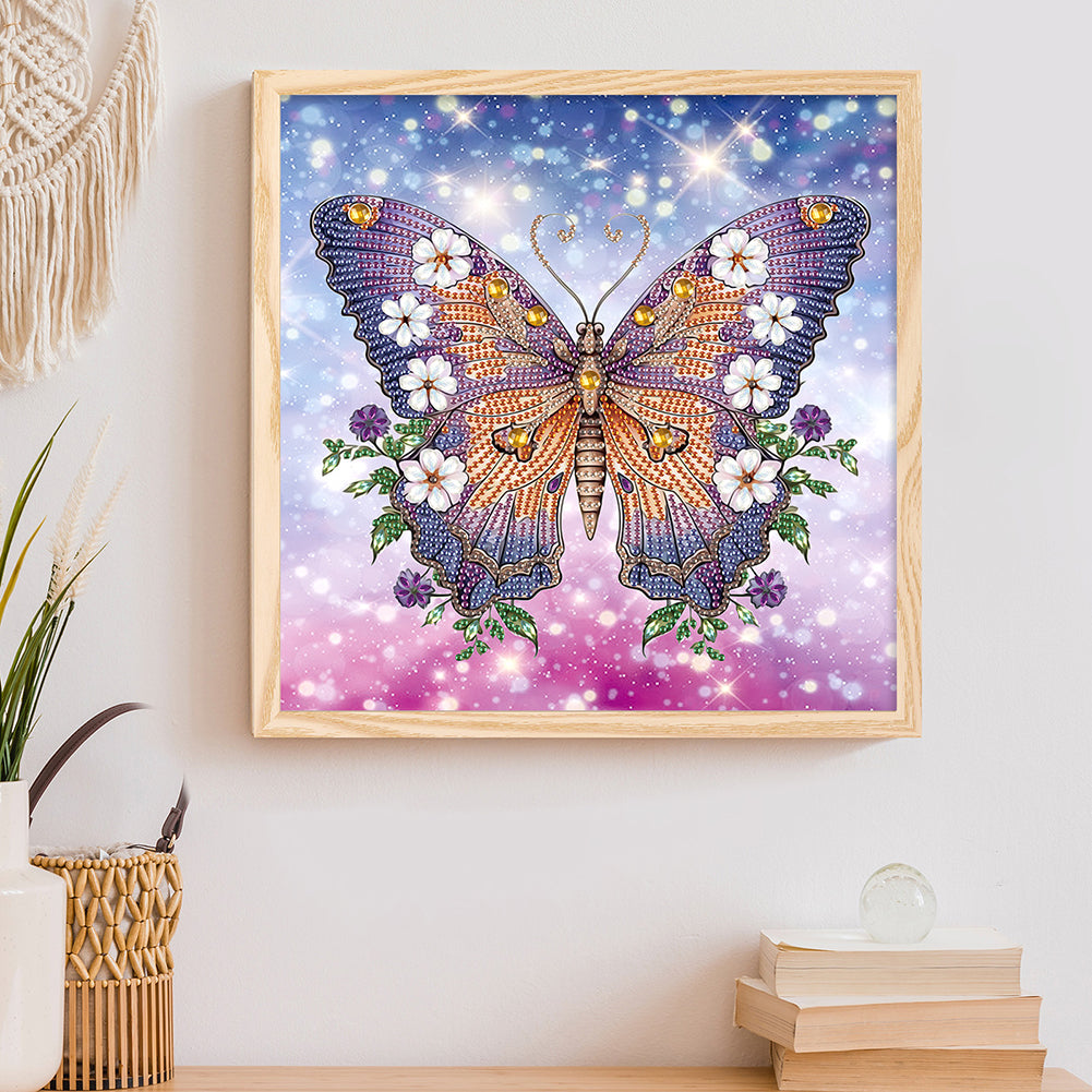 Butterfly - Special Shaped Drill Diamond Painting 30*30CM