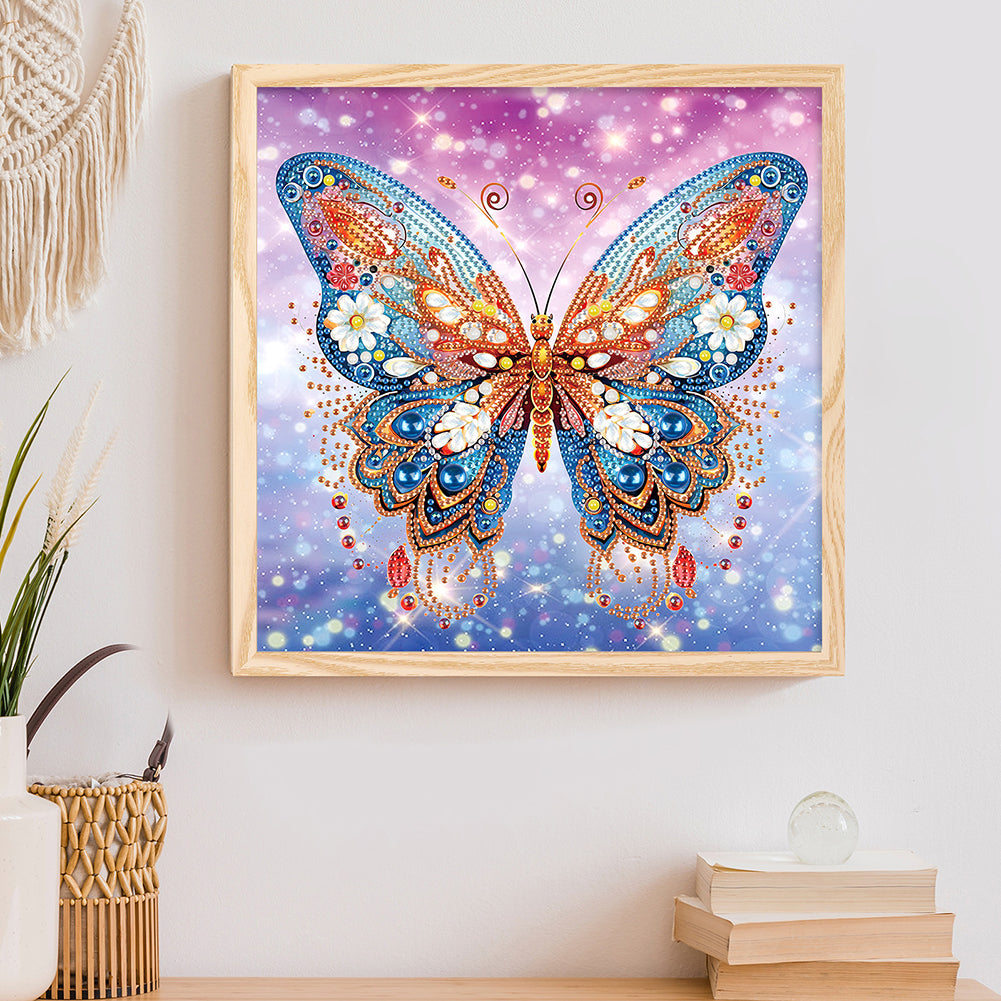Butterfly - Special Shaped Drill Diamond Painting 30*30CM