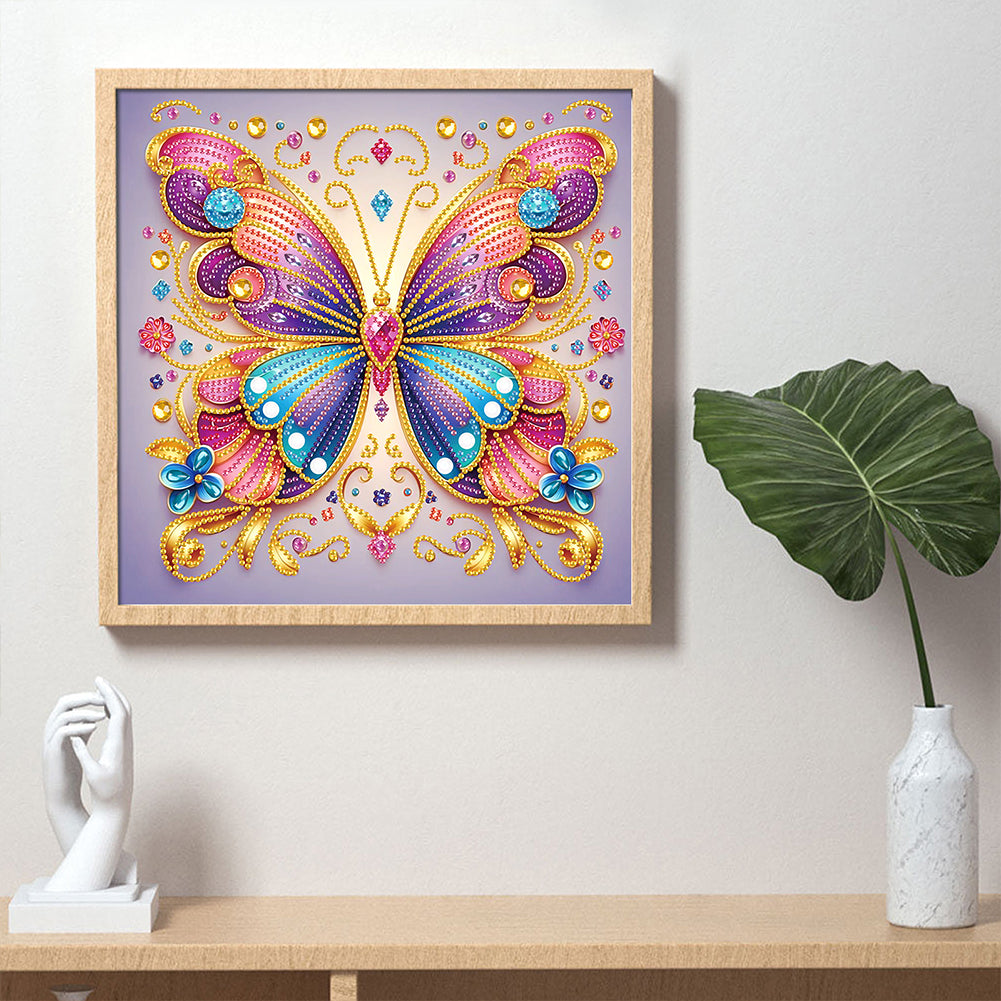 Butterfly - Special Shaped Drill Diamond Painting 30*30CM
