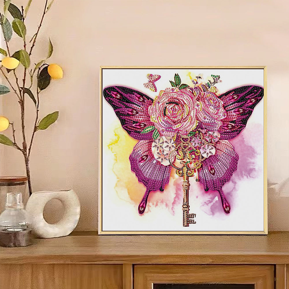 Butterfly - Special Shaped Drill Diamond Painting 30*30CM