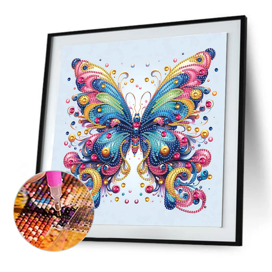 Butterfly - Special Shaped Drill Diamond Painting 30*30CM