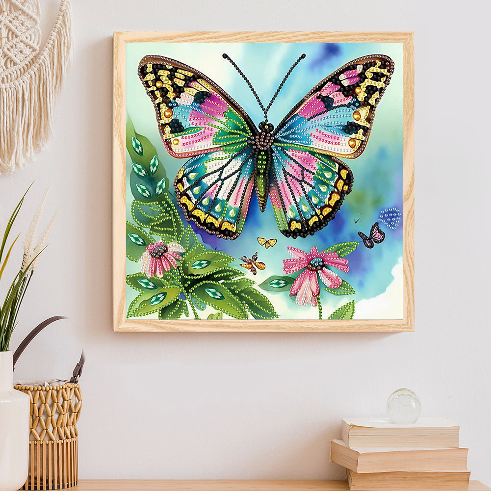 Butterfly - Special Shaped Drill Diamond Painting 30*30CM