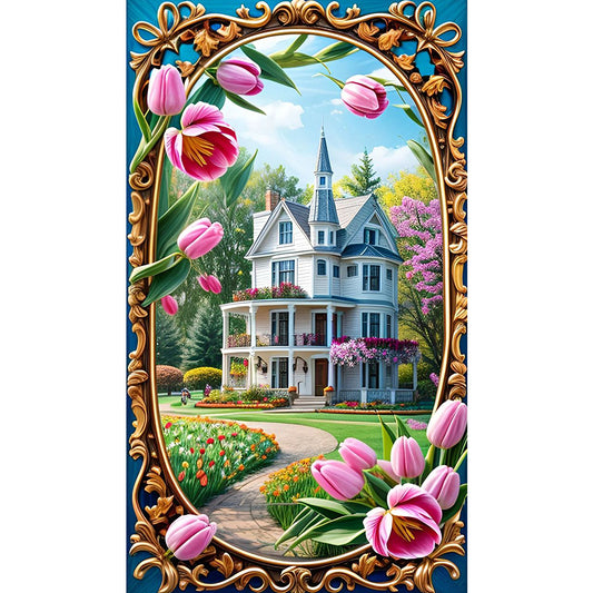 House - Full Square Drill Diamond Painting 40*70CM