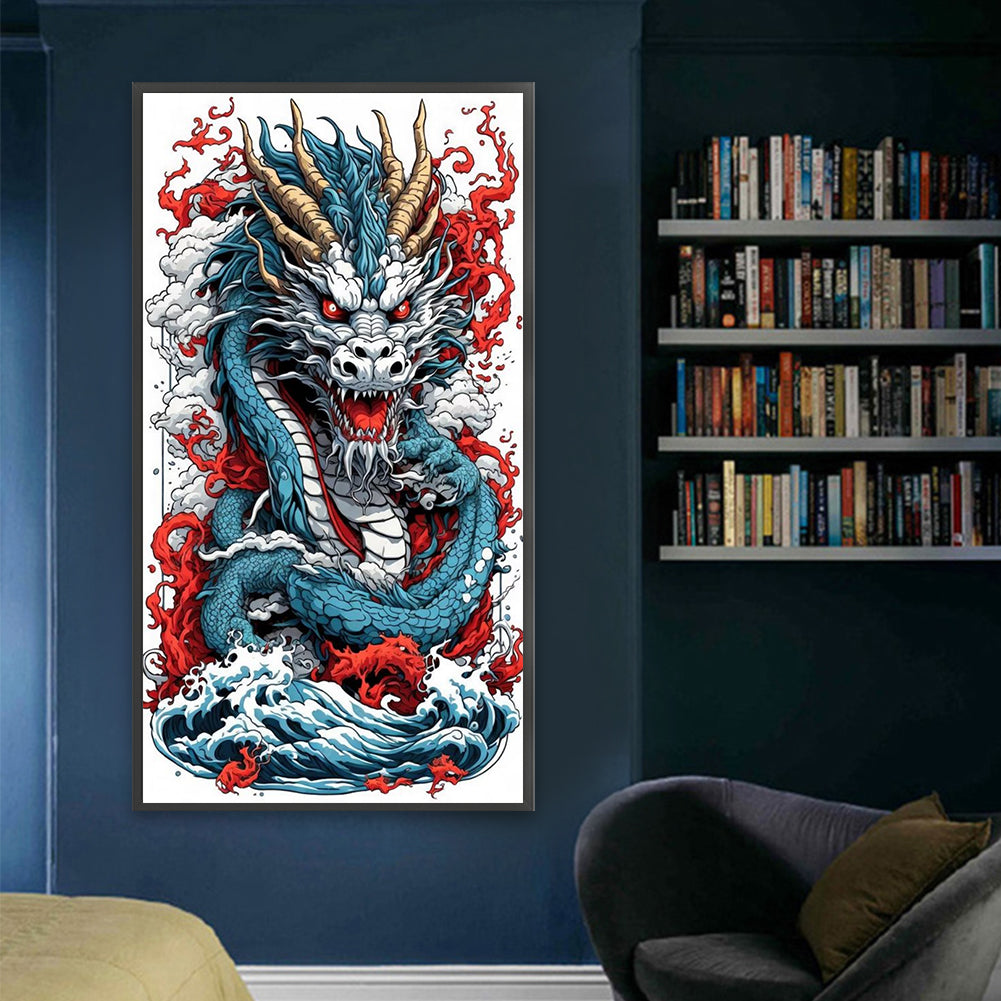 Dragon - Full Square Drill Diamond Painting 40*75CM