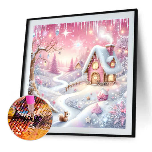 House Scenery - Full Round Drill Diamond Painting 30*30CM