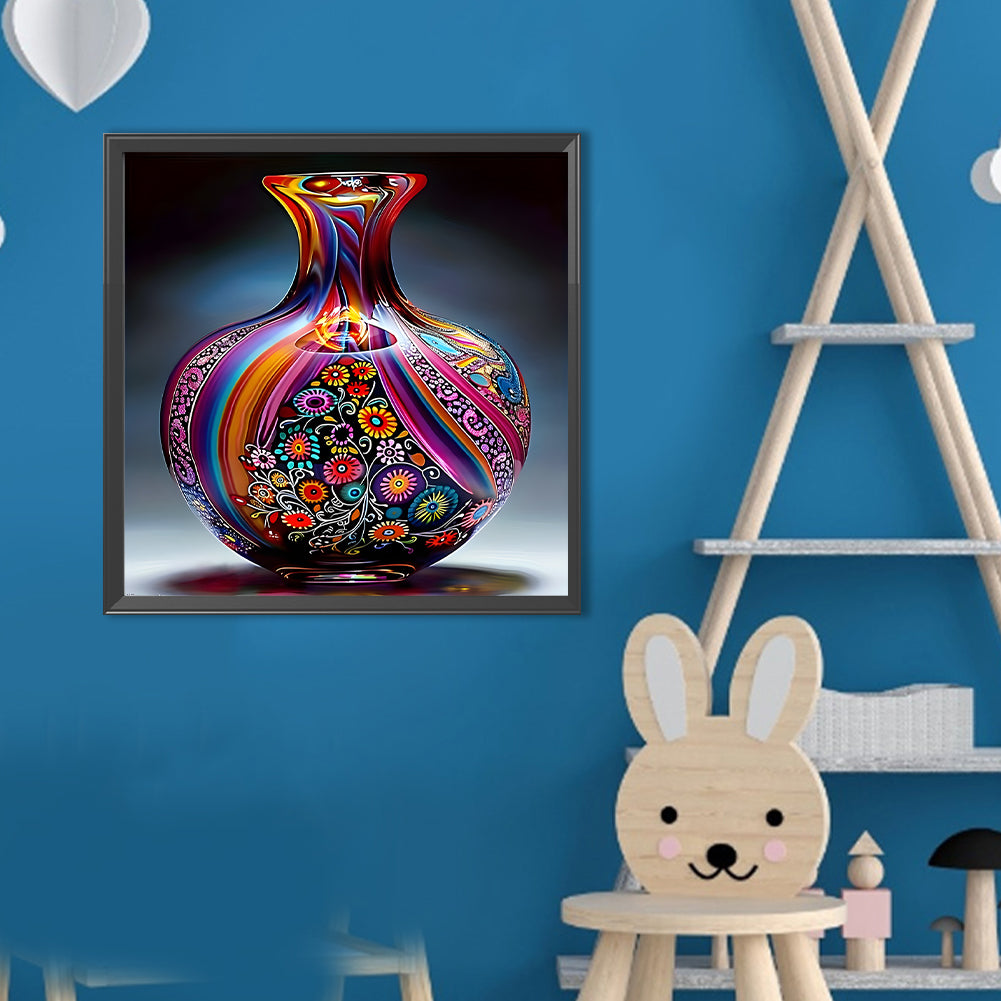 Art Vase - Full Round Drill Diamond Painting 40*40CM