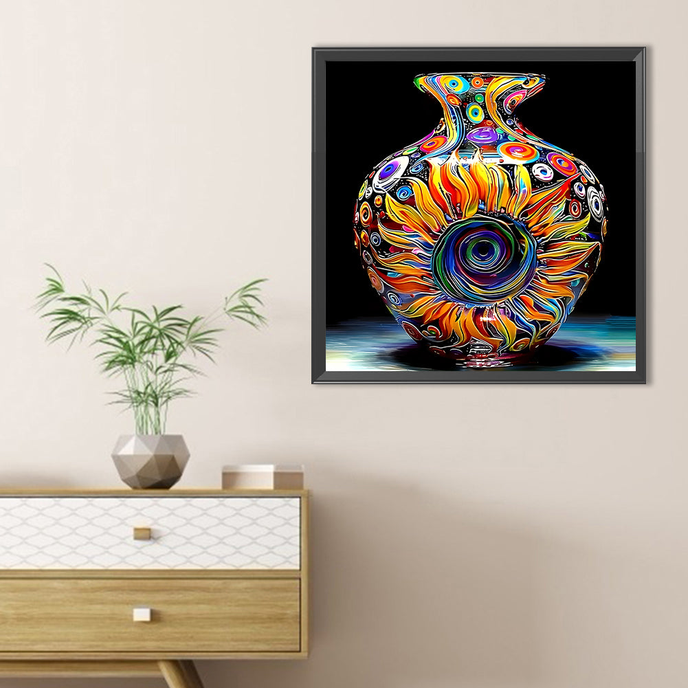 Art Vase - Full Round Drill Diamond Painting 40*40CM