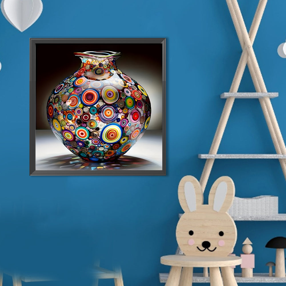 Art Vase - Full Round Drill Diamond Painting 40*40CM