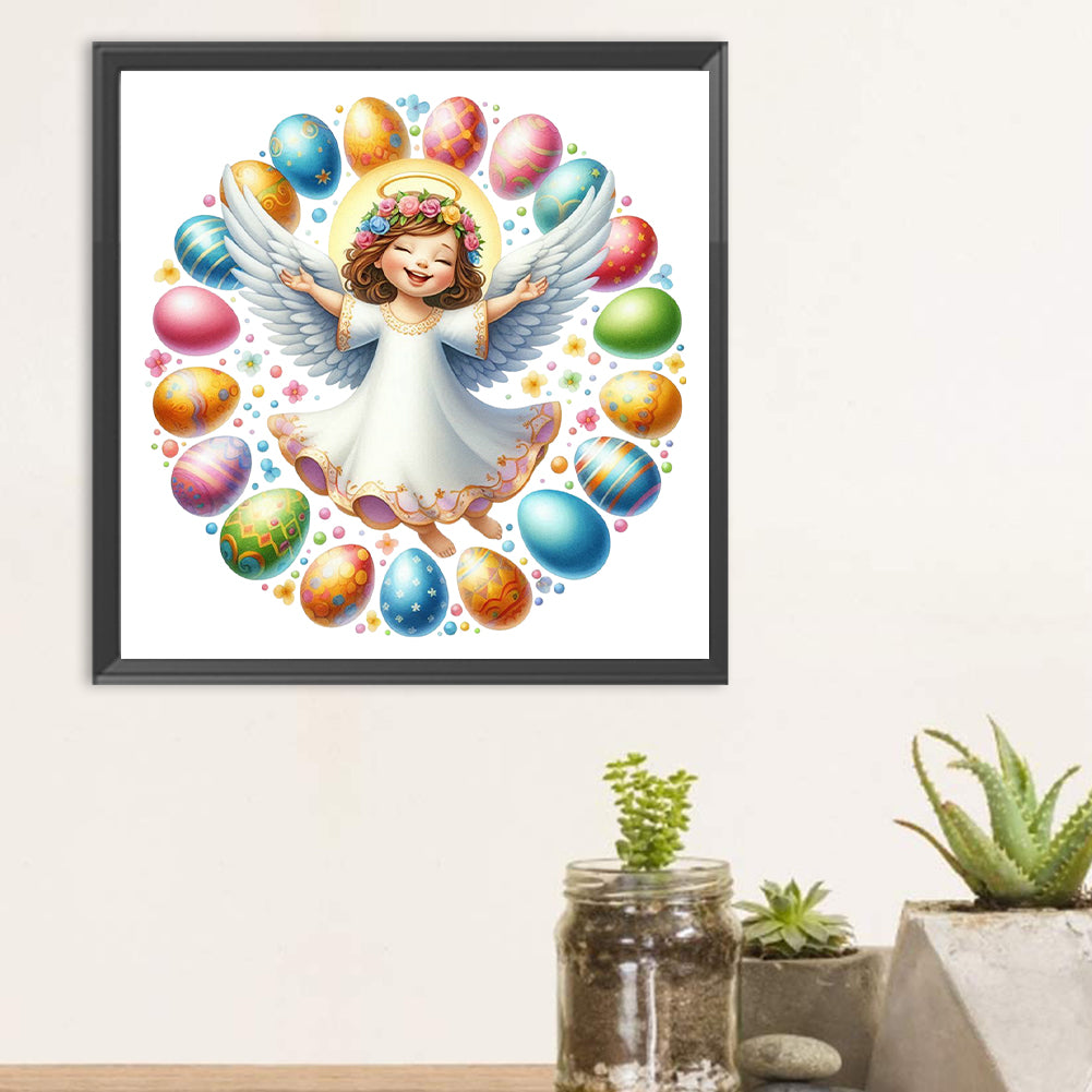 Easter Angel - Full Round Drill Diamond Painting 30*30CM