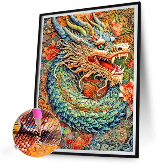 Dragon - Full Round Drill Diamond Painting 40*50CM