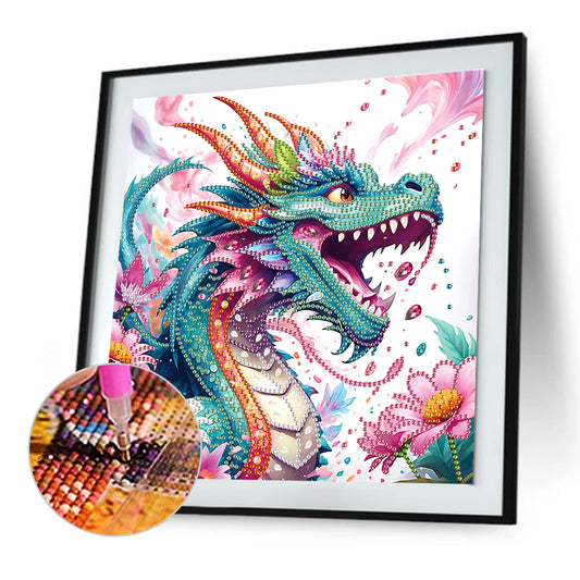 Mythical Dragon - Special Shaped Drill Diamond Painting 30*30CM