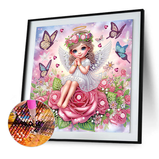 Angel - Special Shaped Drill Diamond Painting 30*30CM