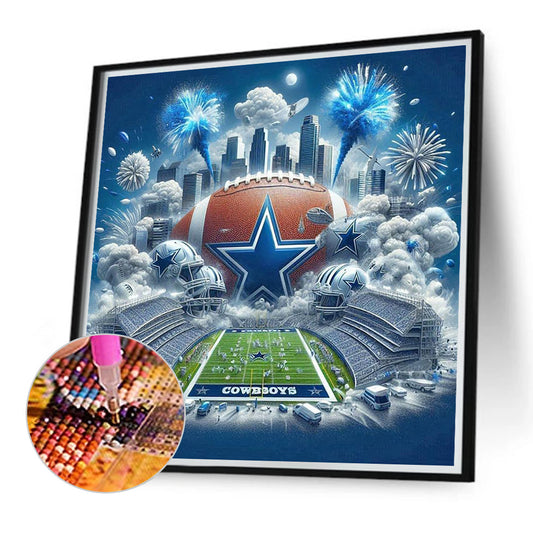 Dallas Cowboys - Full Round Drill Diamond Painting 40*40CM