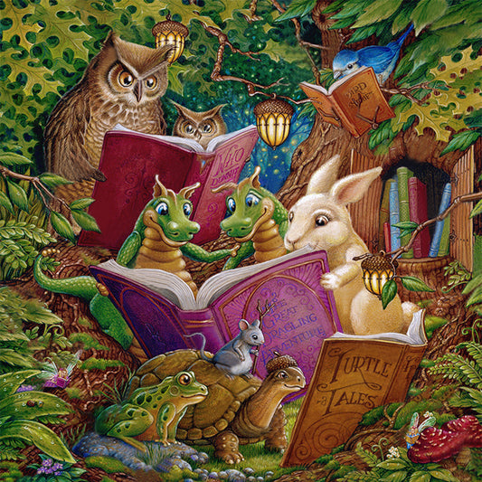 Little Dragon - Full AB Square Drill Diamond Painting 50*50CM