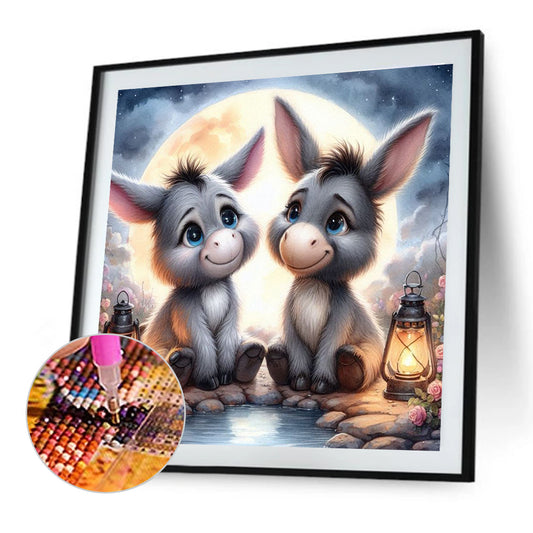Donkey - Full Round Drill Diamond Painting 40*40CM