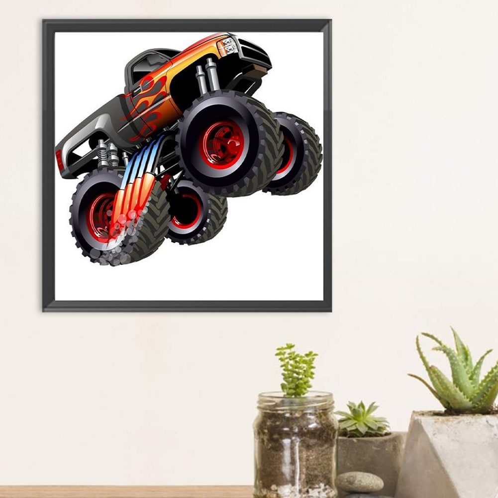 Car - Full Round Drill Diamond Painting 30*30CM