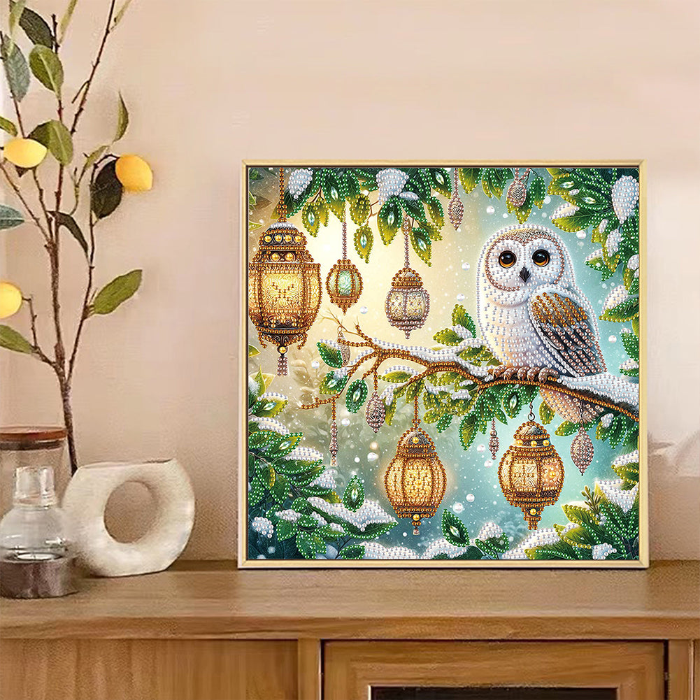 Owl - Special Shaped Drill Diamond Painting 30*30CM