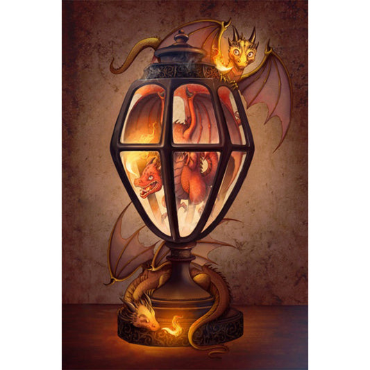 Dragon - Full AB Square Drill Diamond Painting 50*60CM