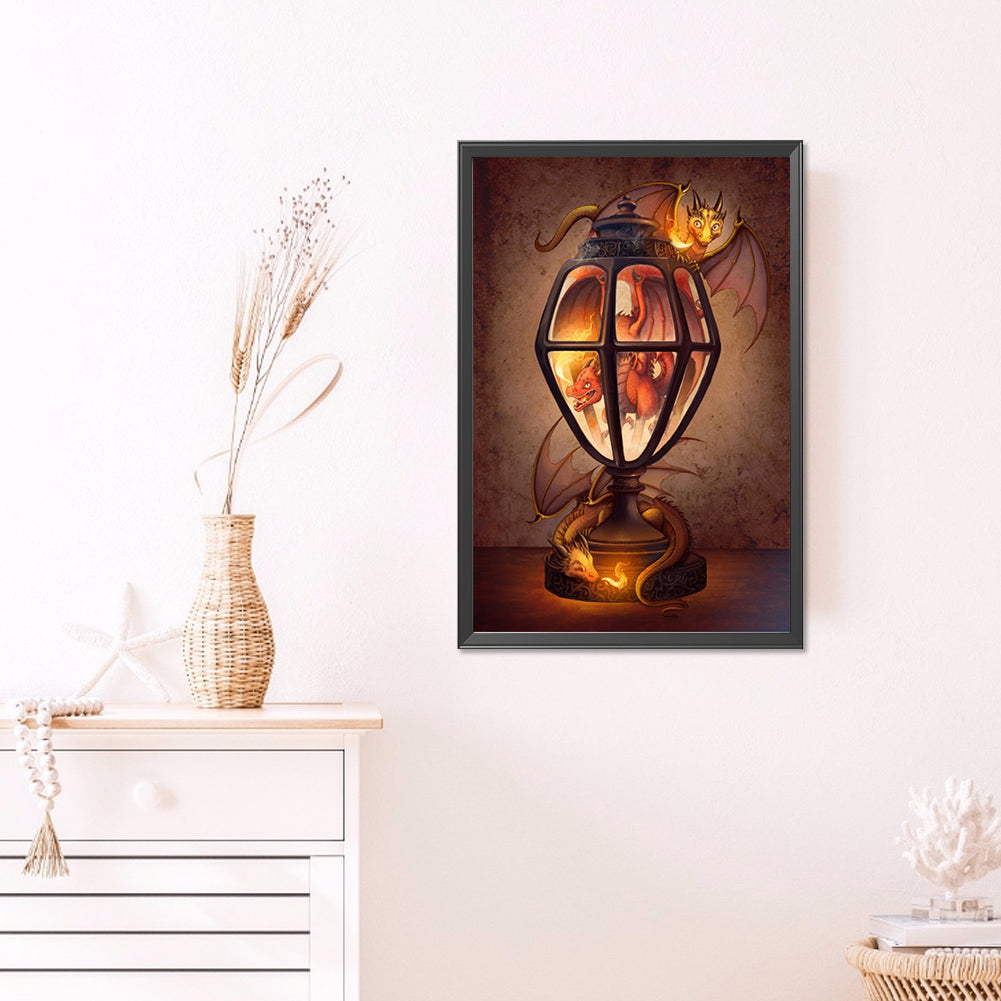 Dragon - Full AB Square Drill Diamond Painting 50*60CM