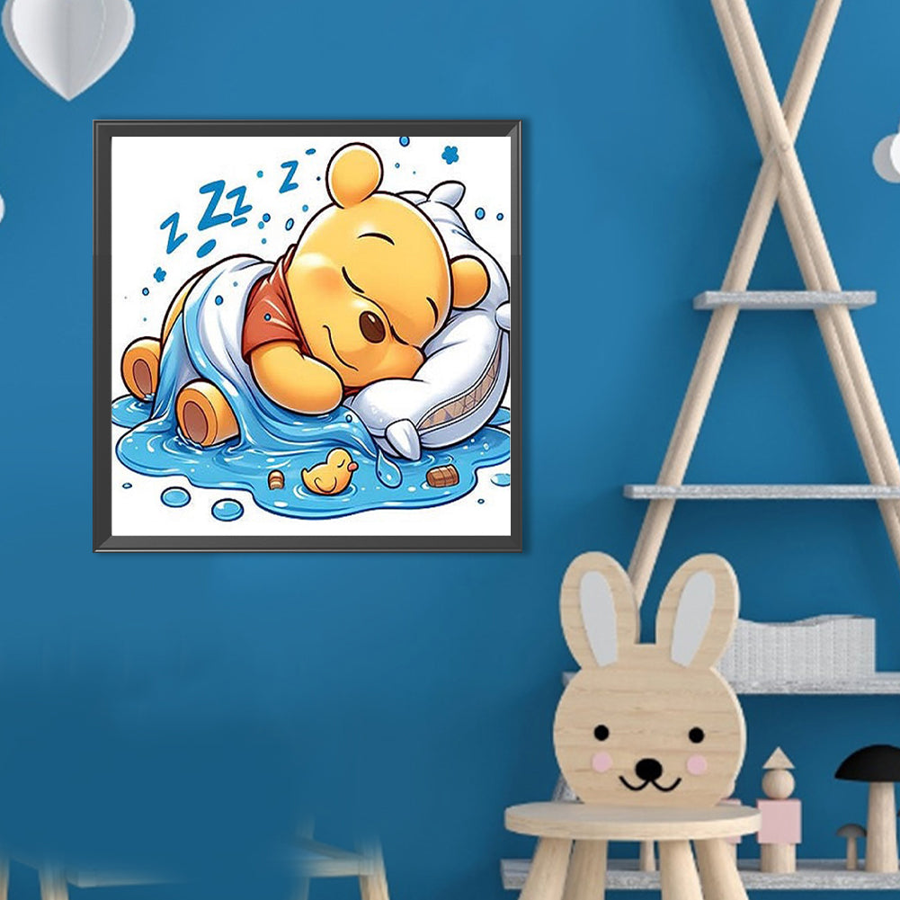 Winnie The Pooh - Full Round Drill Diamond Painting 40*40CM
