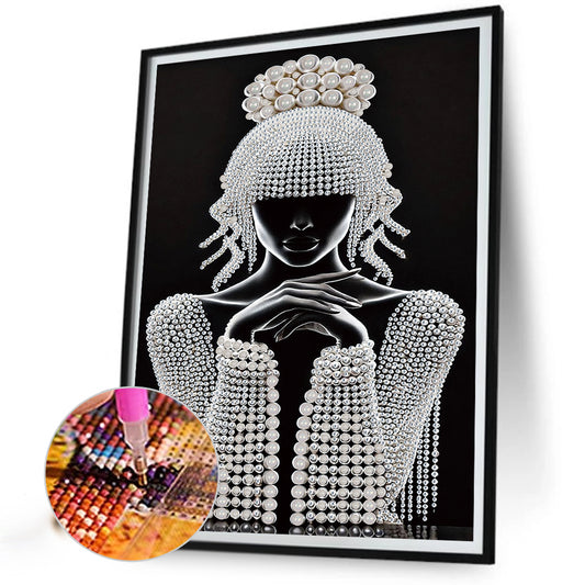 Elegant Lady - Special Shaped Drill Diamond Painting 30*40CM