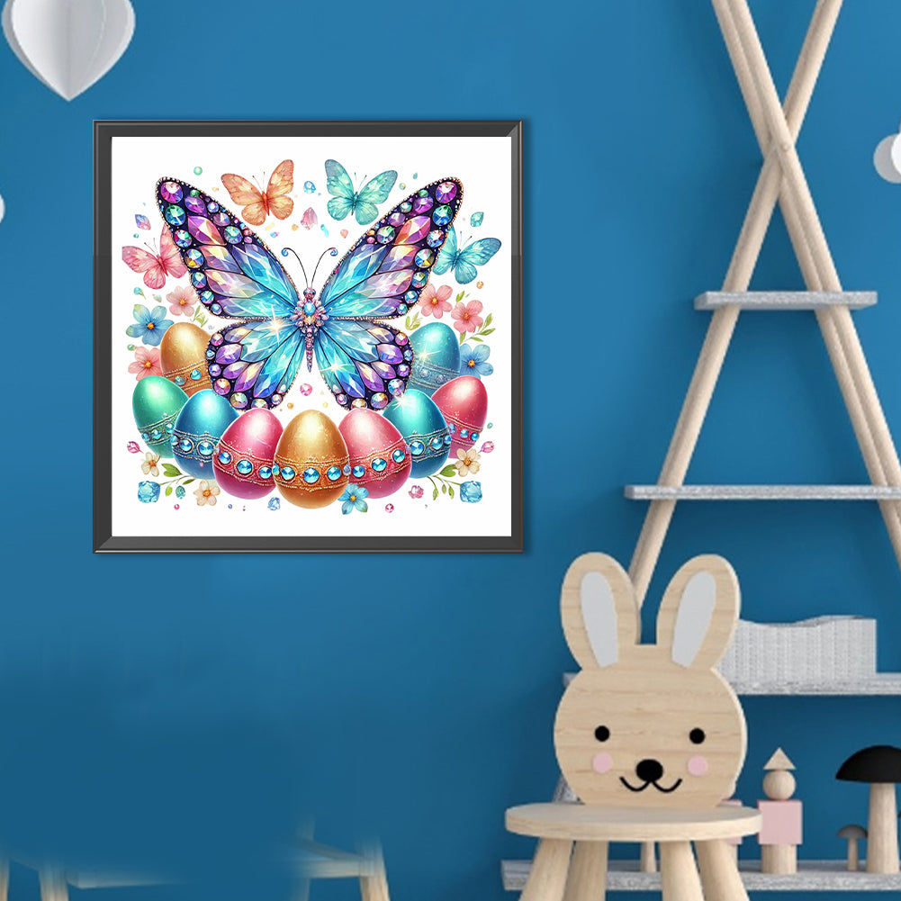 Butterfly - Full Round Drill Diamond Painting 40*40CM